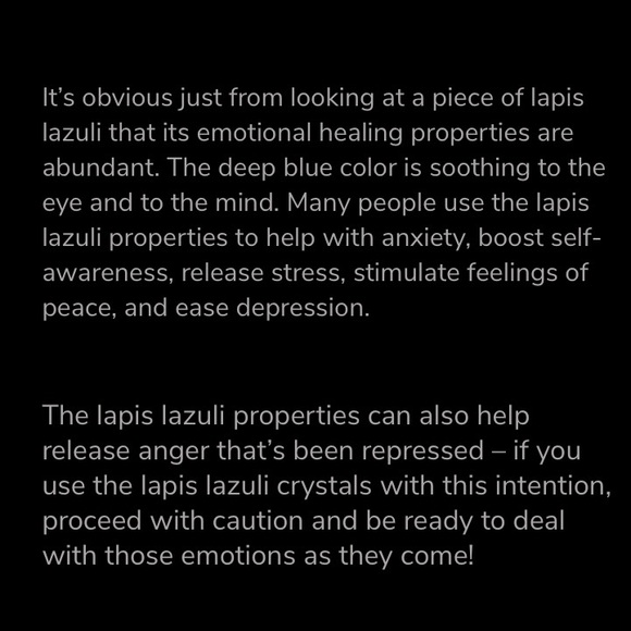 BOGO 🎃Natural Lapiz Heart-Shaped Pendant/ Charm - Picture 11 of 13